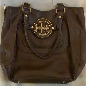 Authentic Brown leather Tory Birch Tote